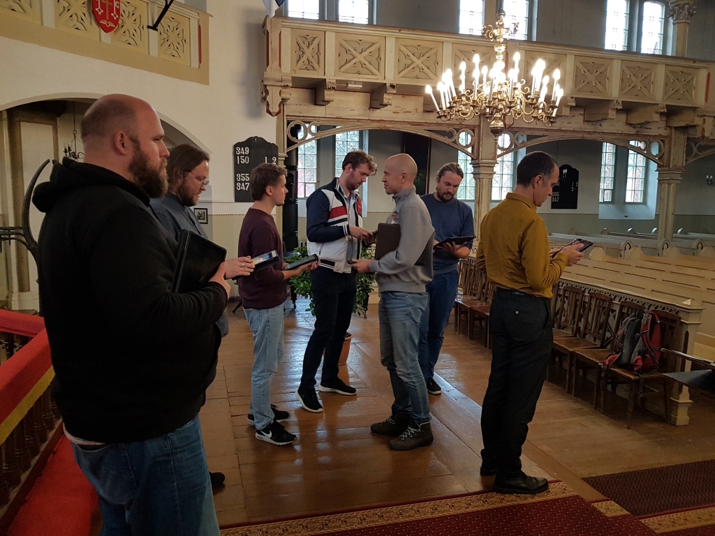 Ansambel Vox Clamantis alustab kontserdi eelset proovi